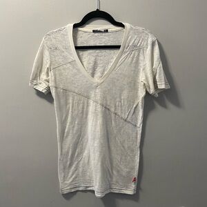 Andrew Christian White V-Neck Men’s Top